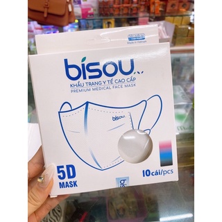 Khẩu trang y tế bisou 5d 10 cái