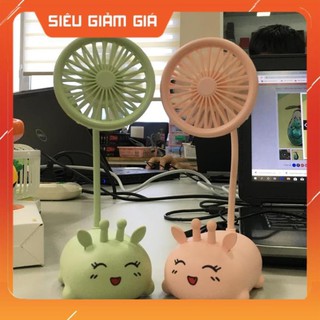 GIÁ TỐT  Quạt sạc tích điện mini hình con thú để bàn, cầm tay , chạy siêu bền, siêu trâu - chính hãng