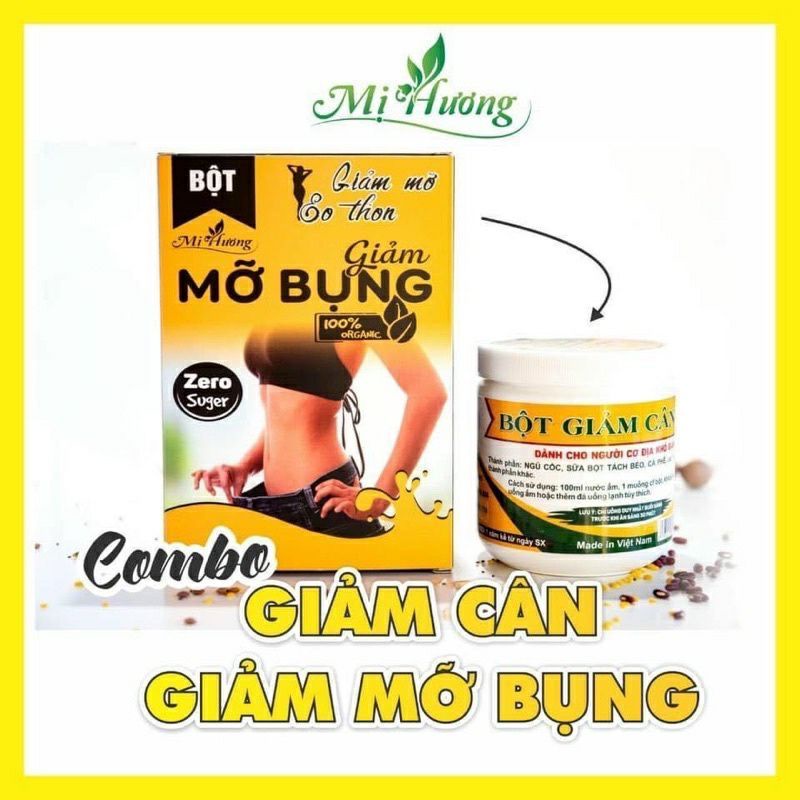 BỘT NGŨ CỐC GIẢM MỠ BỤNG MỊ HƯƠNG CHÍNH HÃNG