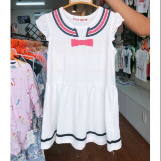 Đầm cotton cánh tiên bé gái