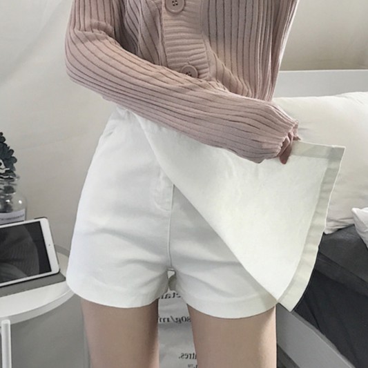 Quần Đùi Denim Lưng Cao Thời Trang Dành Cho Nữ | BigBuy360 - bigbuy360.vn