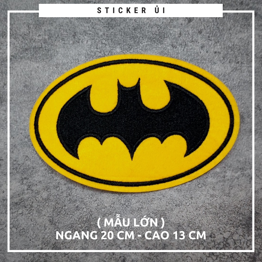 Sticker ủi áo Cao cấp - CÓ SẴN KEO ỦI - dùng làm miếng vá áo, phụ kiện trang trí quần áo, balo, giày, nón