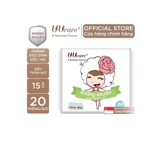 Băng vệ sinh Uucare Young Girl hàng ngày 15cm 20 Miếng/Gói