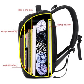 Balo laptop nam thông minh đa chức năng thời trang cao cấp phong cách mới