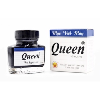 Mực queen tím xanh đen