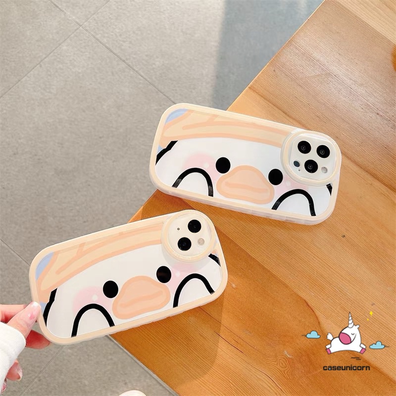 Ốp Điện Thoại TPU Mềm Chống Rơi Hình Vịt Dễ Thương Cho iPhone 11 7plus 8plus 7 8 6 6s Plus 13 12 14 Pro MAX XR X XS MAX SE 2020