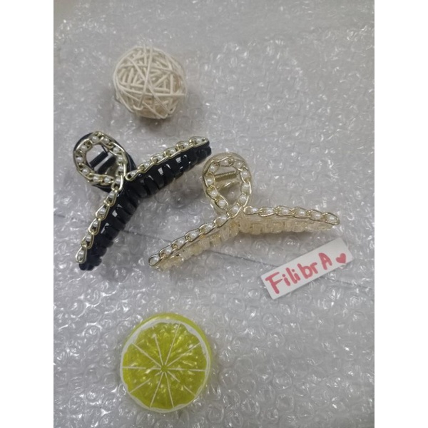 Kẹp tóc nhựa đính hạt lấp lánh phong cách Hàn Quốc, Phụ kiện thời trang tóc Ulzzang KT012 - FilibraStyle