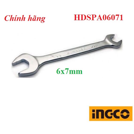 ĐỒ NGHỀ INGCO Cờ lê 2 miệng 6X7mm 8X9mm HDSPA06071 - HDSPA08091 (Cam kết Chính Hãng 100%)