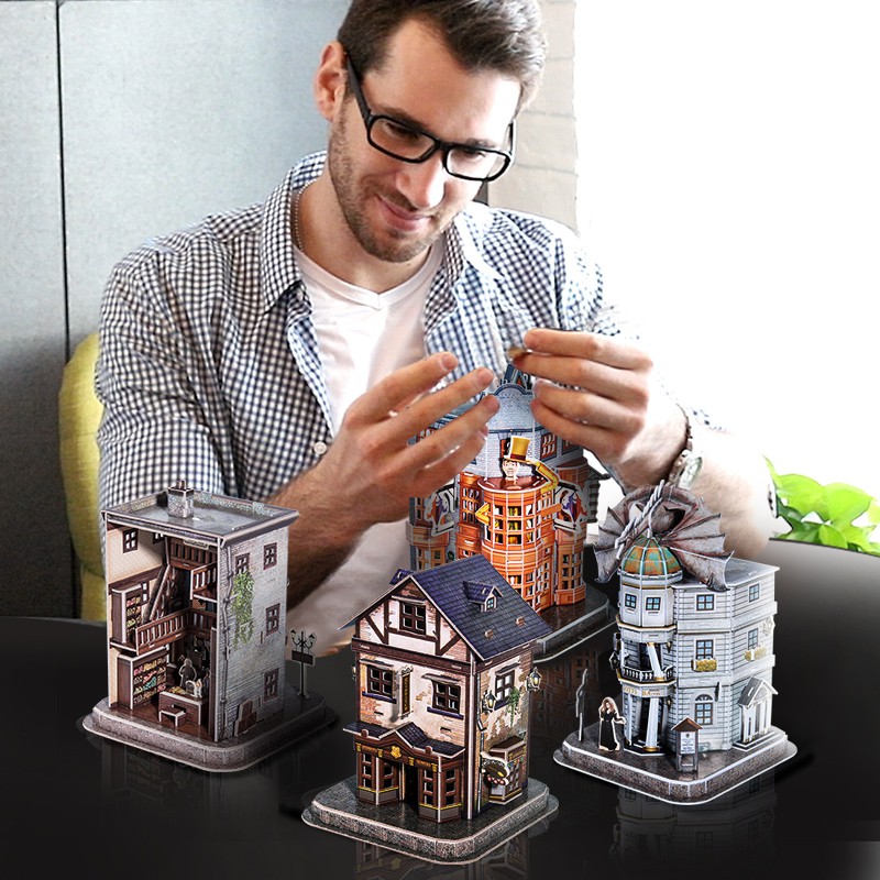 Mô hình giấy 3D CubicFun - Harry Potter Diagon Alley DS1009h