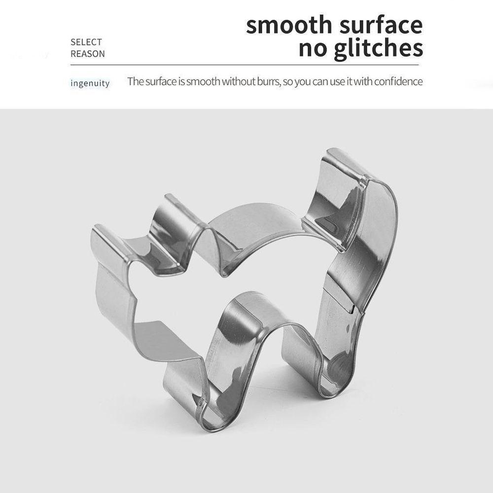 CONOPERY Bộ 24 Khuôn Làm Bánh Bằng Thép Không Gỉ Hình Giáng Sinh 3D