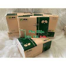 Thùng 30 gói /300 tờ/4 lớp Giấy ăn Gấu Trúc YCOOL siêu tiết kiệm, không chất tẩy trắng.