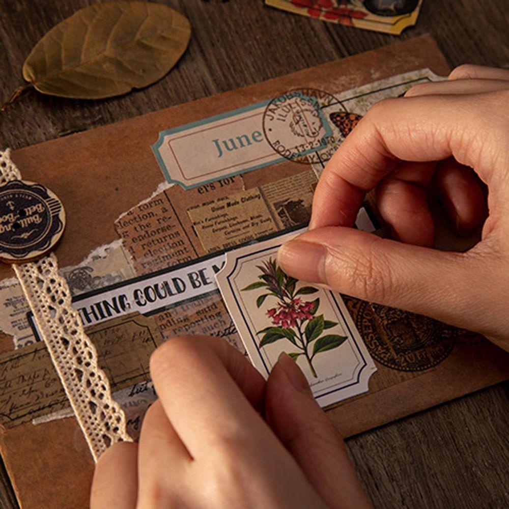 PEWANY Giấy Dán Trang Trí Sổ Tay / Nhật Ký DIY Hình Hành Lang Năm Năm Kiểu Vintage Sáng Tạo