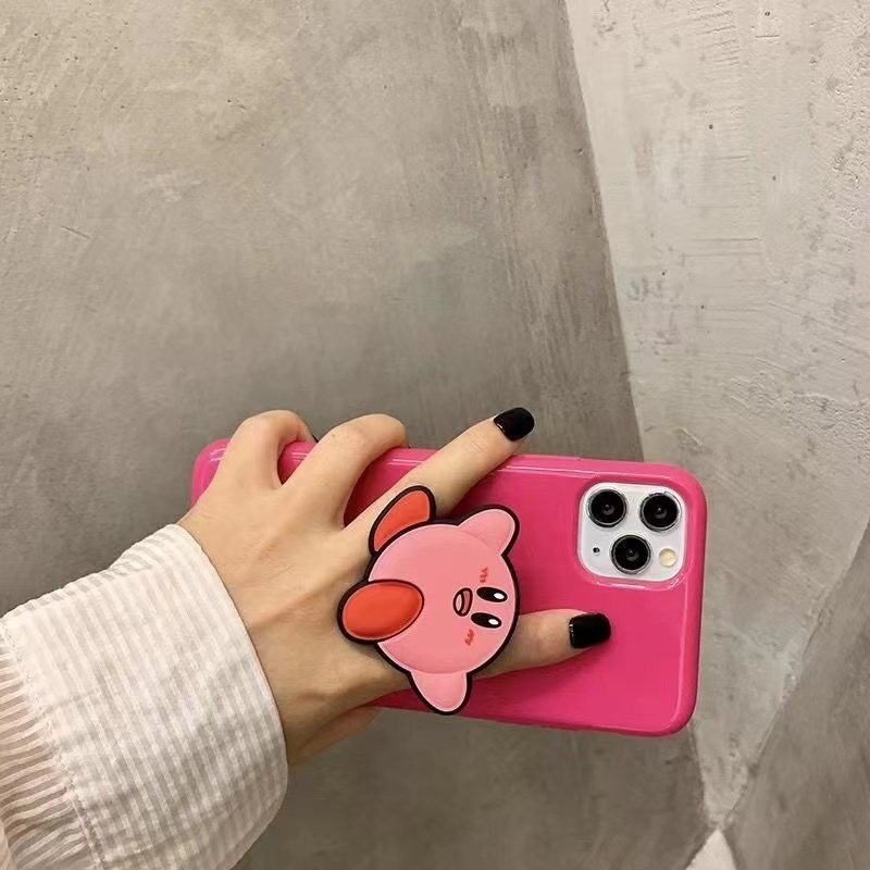 Giá Đỡ Điện Thoại Họa Tiết Hoạt Hình Dễ Thương Có Thể Gập Lại Và Điều Chỉnh