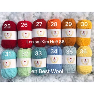 len best wool ( bảng màu 02 từ màu 21 đến 40)