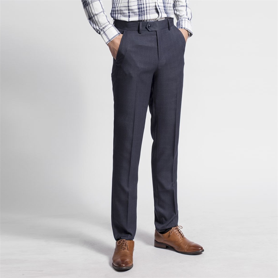 Quần âu Aristino kẻ from rộng gấu chờ  ATR01108