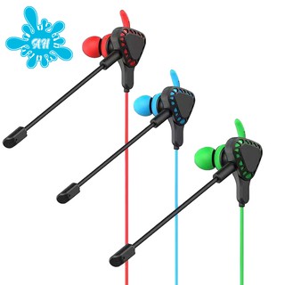 Tai nghe Gaming có mic 3.5mm và màu xanh