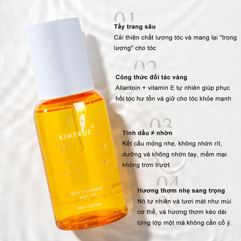 Dầu cam KIMTRUE chăm sóc tóc chất lượng cao 80ml