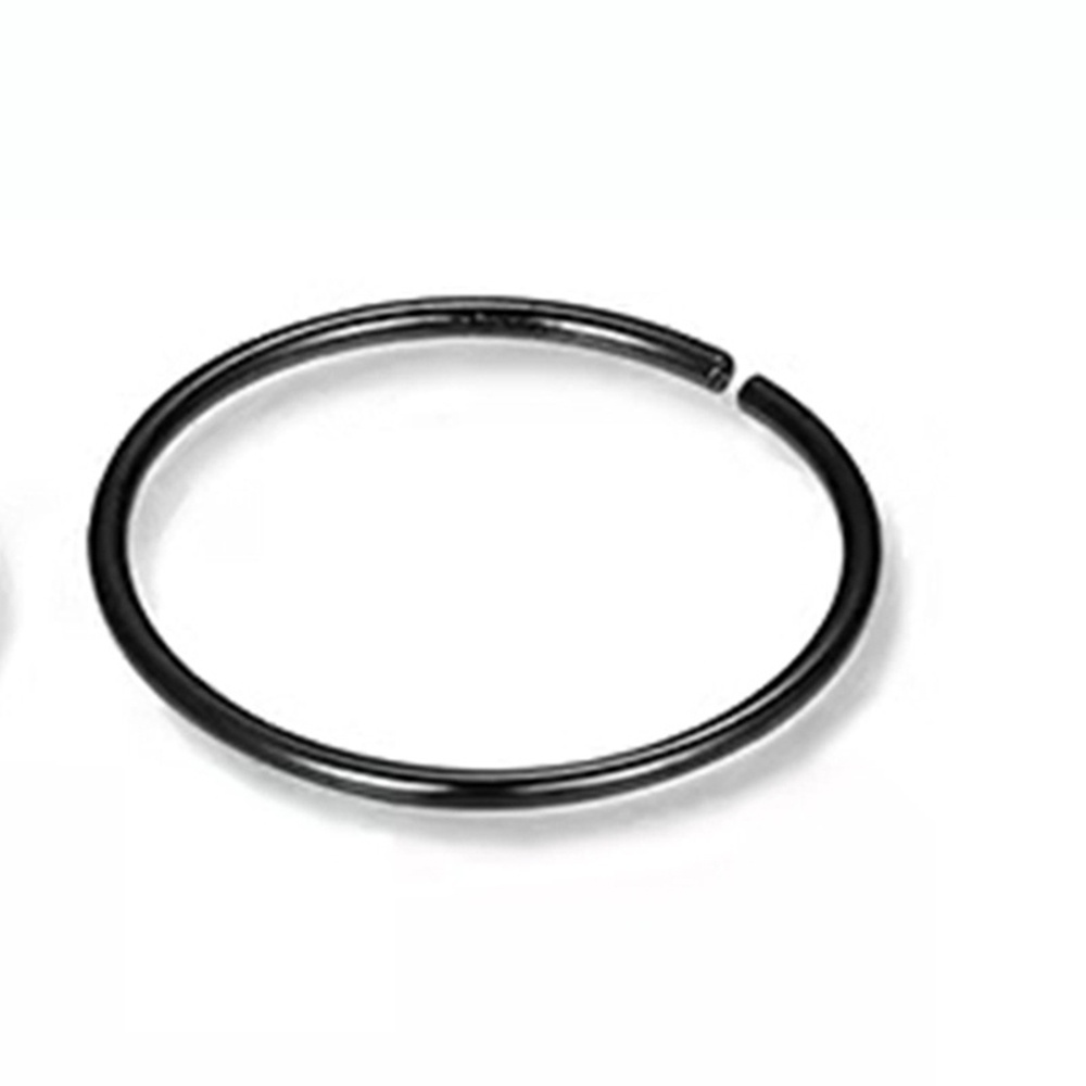 1 Nhẫn Hở Hình Tròn Màu Đen Có Thể Điều Chỉnh Phong Cách Vintage Thời Trang Cho Nữ