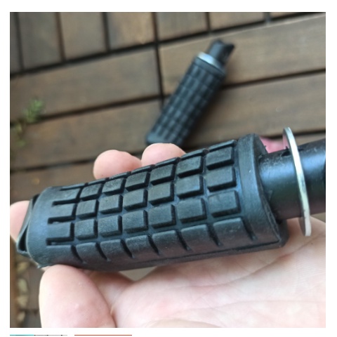 Cao su gác chân sau Air Blade 110cc , Click cũ / để chân sau Air Blade / gác xếp AB