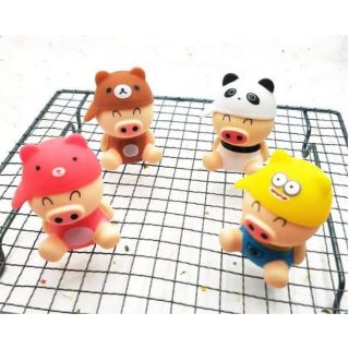 Mẫu Heo Đội Mũ Ngựa 1 sừng Minion và Khỉ