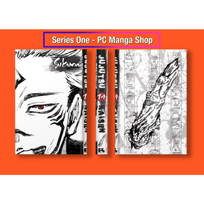 Bìa Handmade Chú Thuật Hồi Chiến - Jujutsu Kaisei - Màu Trắng - Series One - PC Manga