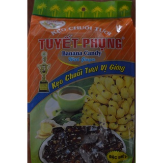 Kẹo chuối đậu phộng gừng tuyết phụng túi 500g