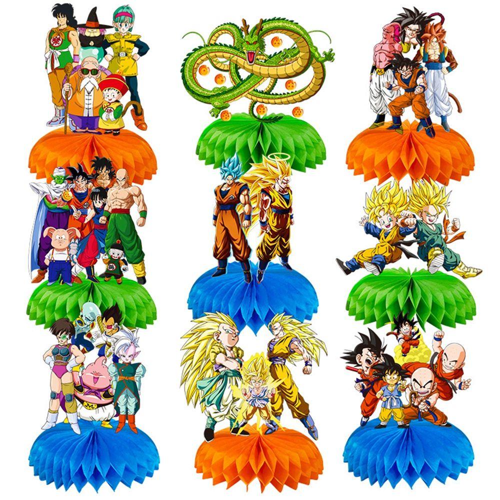 Phụ Kiện Trang Trí Tiệc Sinh Nhật Hình Dragon Ball DIY