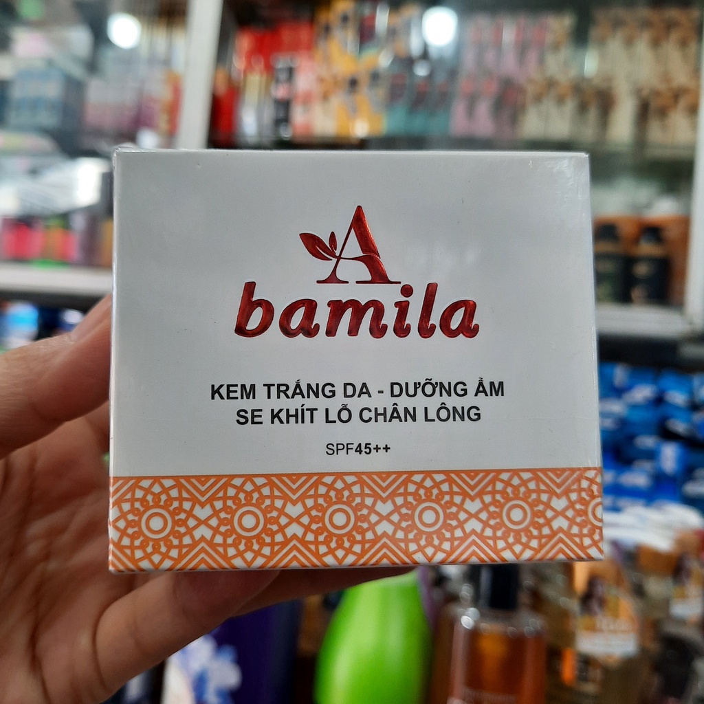 Kem Bamila trắng da dưỡng ẩm, se khít lỗ chân lông 25g