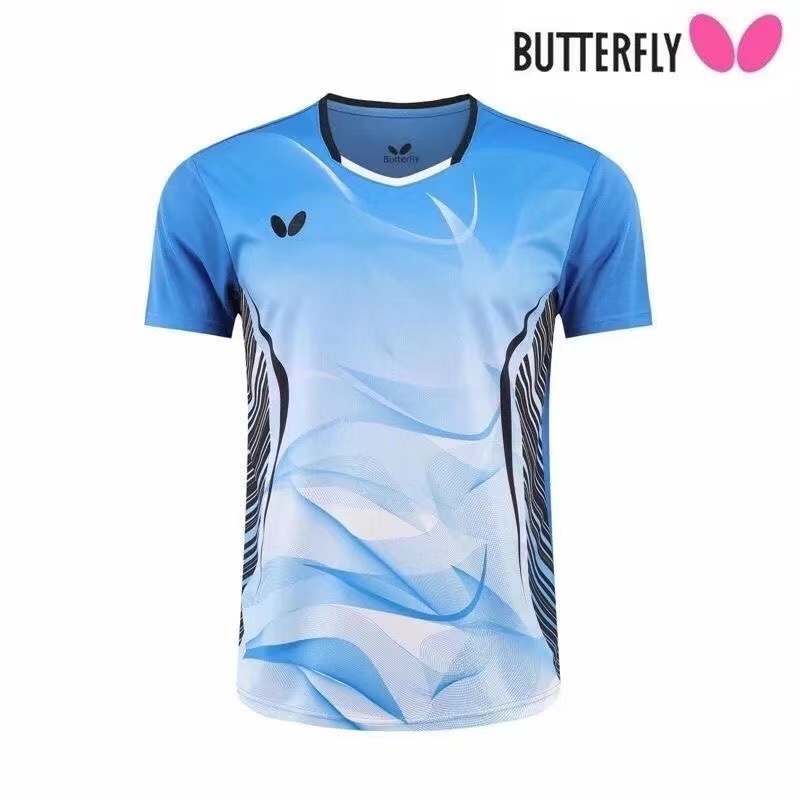 Bộ Đồ Thể Thao Bóng Bàn Phối Lưới Nhanh Khô Thời Trang Mùa Hè Cho Nam Và Nữ