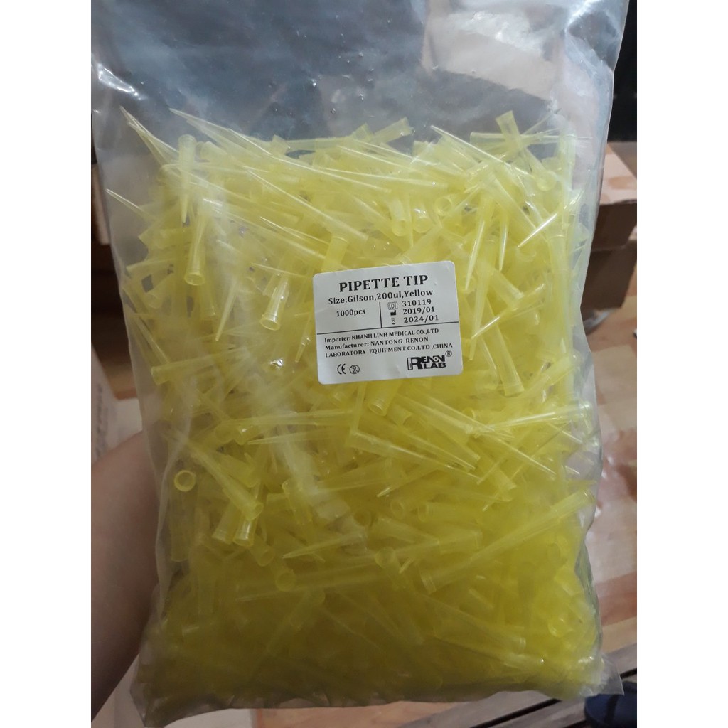 Đầu típ vàng 20-200uL cho Micropipet 20-200uL