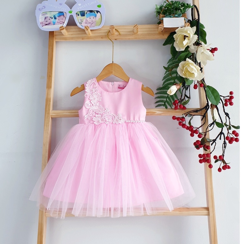 Đầm công chúa dự tiệc cho bé gái DBG041 DBG042 DBG043