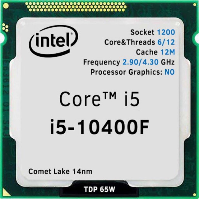 [Xả kho] Chip Intel core i5 10400F giá sập sàn