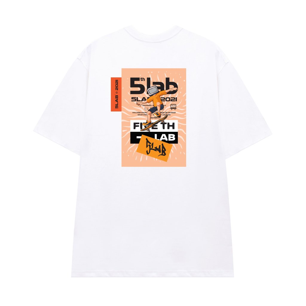 Áo Thun 5Lab Skateboard Phiên bản 2 Basic Tee Chất Liệu Cotton 100% 5Lab 005