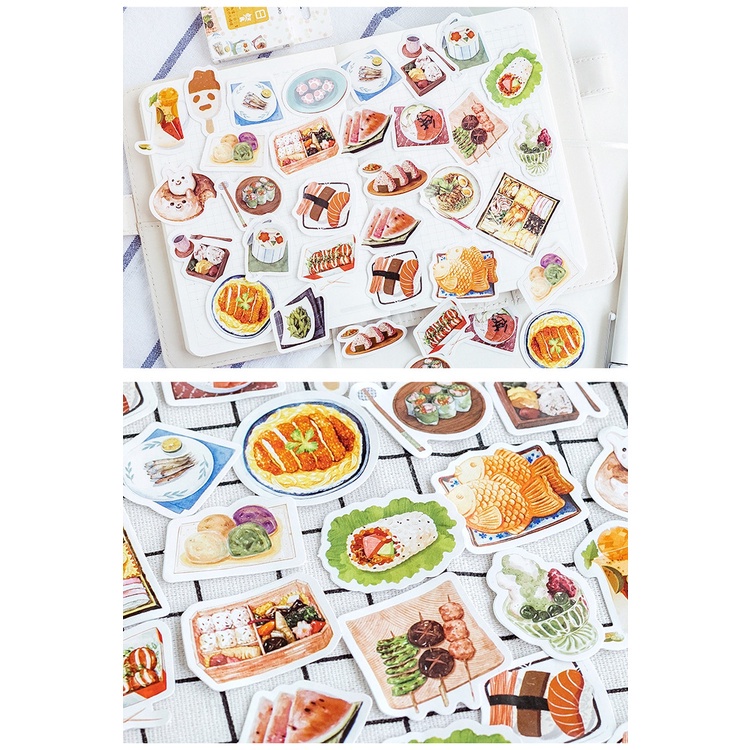 Set 45 Tờ Sticker Dán Trang Trí Sổ Tay DIY