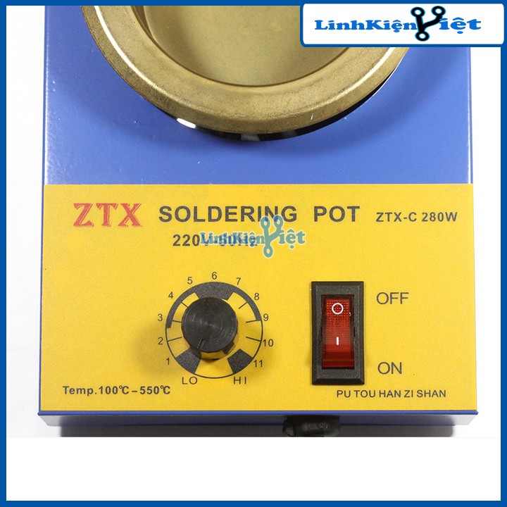 Bể Nhúng Thiếc Soldering ZTX-31C 280W 80mm ( BH 1 Tháng )