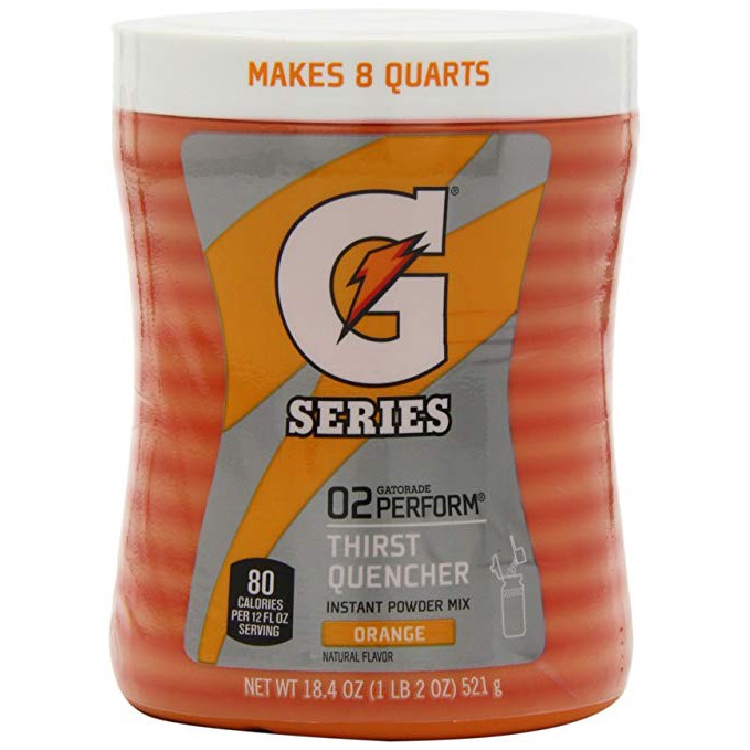 BỘT ĐỒ UỐNG CAM GATORADE INSTANT ORANGE 521g