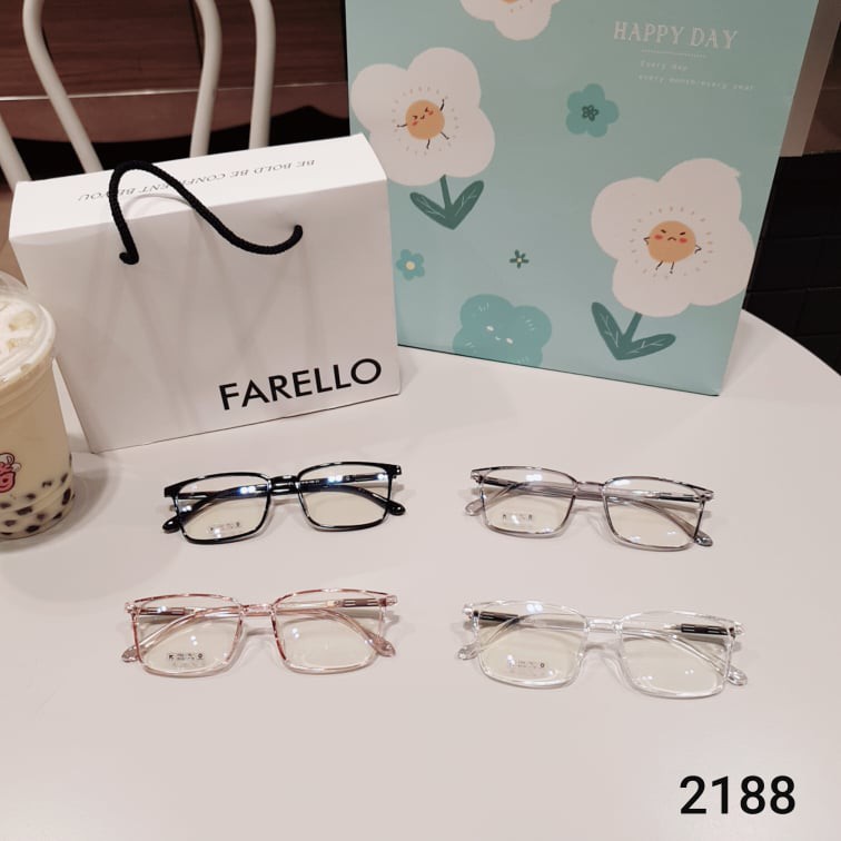 Gọng kính nam nữ Lilyeyewear nhựa dẻo, mắt vuông, nhiều màu - Y2188 | BigBuy360 - bigbuy360.vn