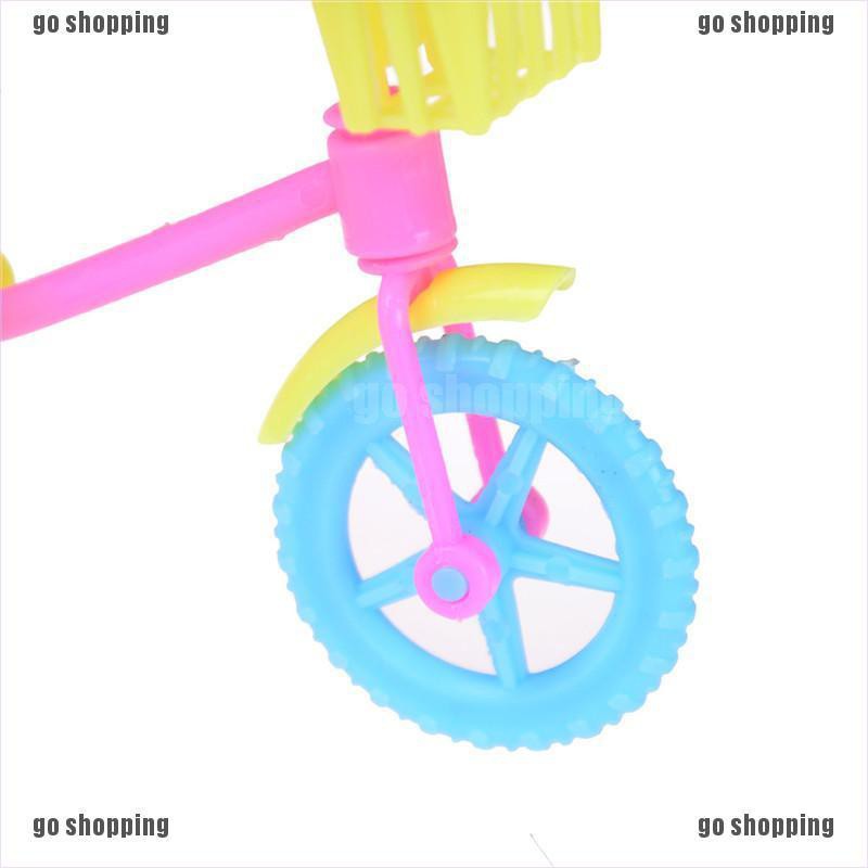{go shopping}Cute Bicycles Bikes Mini Toy for Barbie Accessories Girls Birthday Gifts