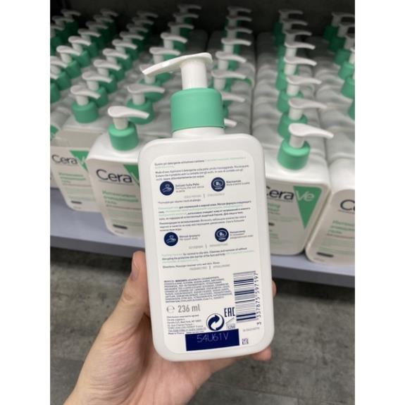 Sữa Rửa Mặt Cerave 236Ml Cho Da Dầu - Da Mụn - Da Khô 7986