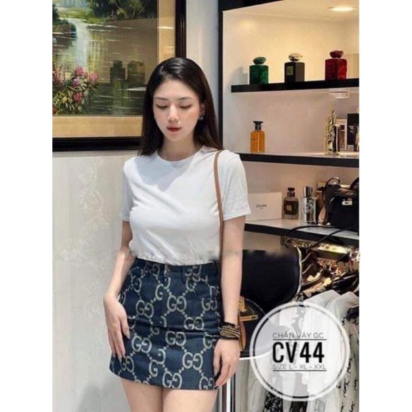 CHÂN VÁY JEAN CHỮ BIGSIZE