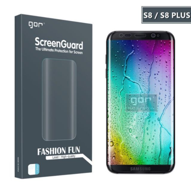 Samsung S8 / PLUS - Bộ 5 Món Dán Dẻo Full Màn Hình Chính Hãng GOR