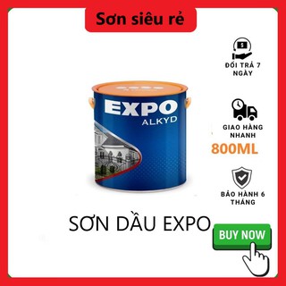 Sơn dầu EXPO Alkyd Bóng, nhiều màu sắc, 375ML, 800ML