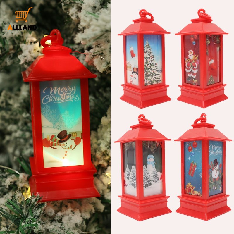 Đèn LED Hình Ông Già Noel / Người Tuyết / Nến Không Lửa Trang Trí Nhà Cửa / Tiệc Giáng Sinh