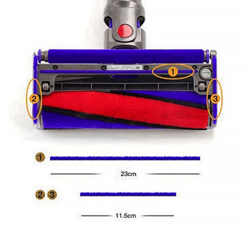 Bộ 7 Dải Lông Mềm Cho Máy Hút Bụi Dyson V6 V7 V8 V10 V11