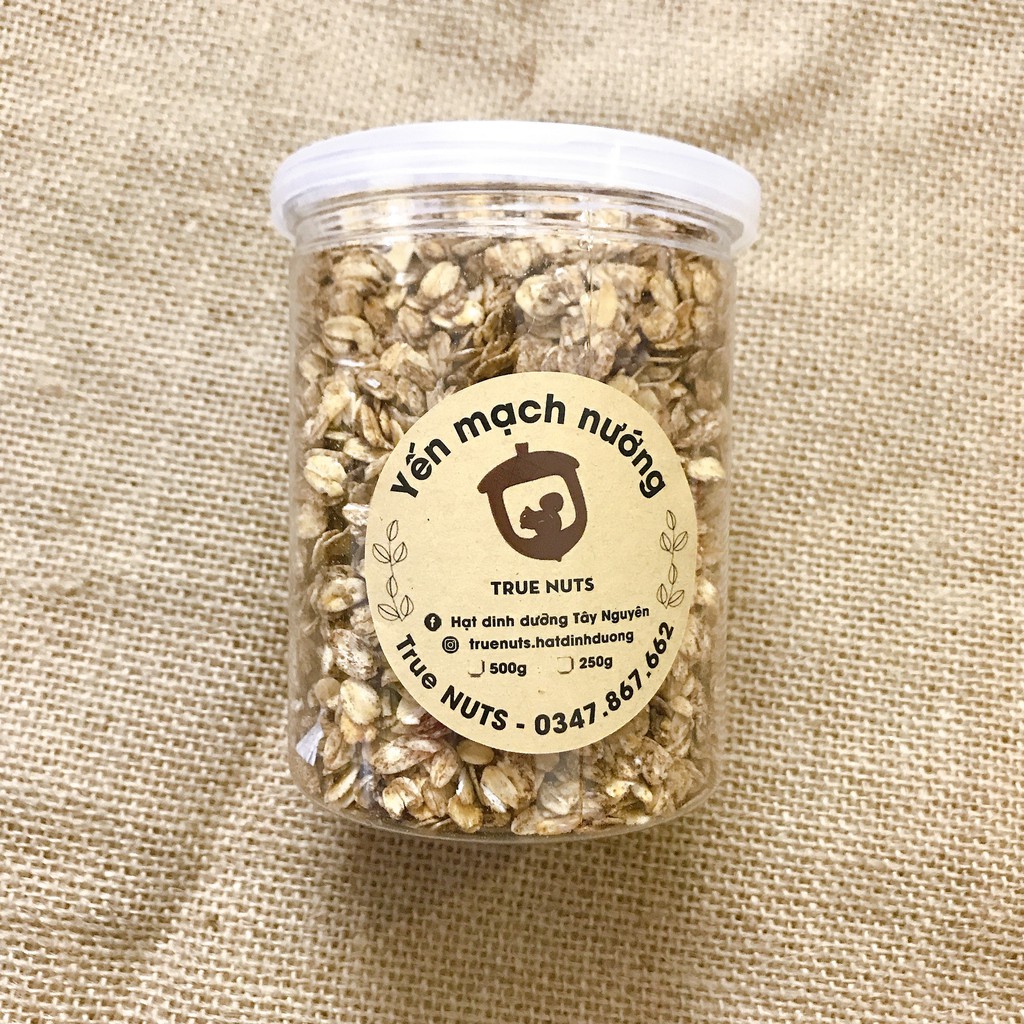 Yến Mạch Nướng Giòn Vị Socola - Ngũ Cốc Ăn Sáng, Ngũ Cốc Ăn Kiêng Ngon Miệng, Tiện Lợi