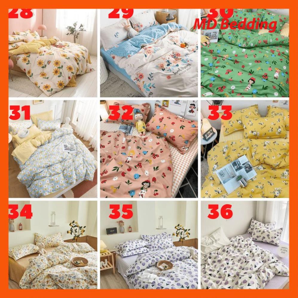 Chăn Ga Gối Đệm Cotton Xuất Khâu Bộ 4 Món Vỏ Chăn, Ga , 2 Vỏ Gối ( Chọn Mẫu ) | BigBuy360 - bigbuy360.vn