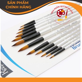 Bộ 12 cọ vẽ Keep Smiling trắng ngọc trai