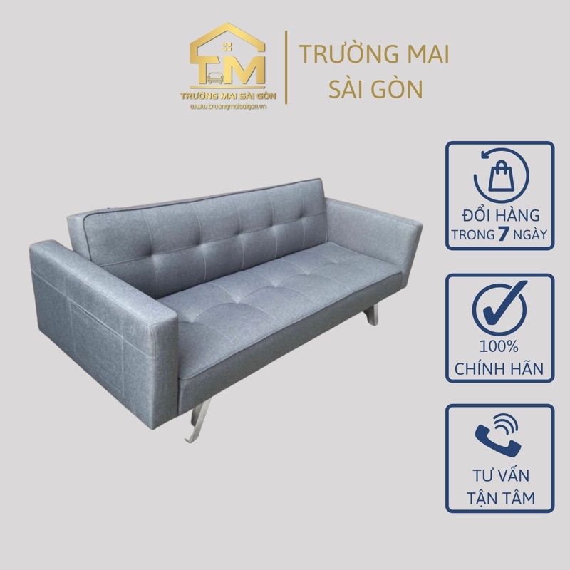 sofa bed giường nằm có tay chính hãng SERITA cao cấp ghế 1m9x96 model hiện đại nhất hiện nay Trường Mai Sài Gòn