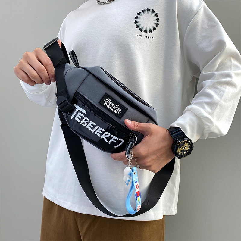 Túi đeo chéo đựng điện thoại phong cách harajuku thời trang cho nam và nữ nhiều màu tùy chọn