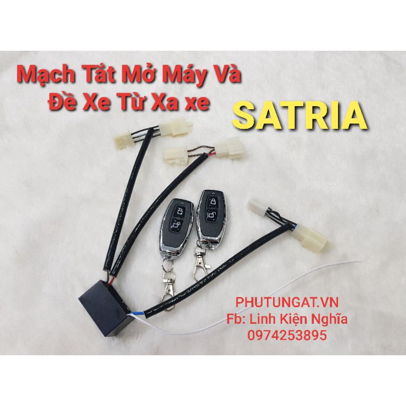 Bộ Điều Khiển Tắt Mở Máy Và Đề Xe Từ Xa Xe Raider Sonic Satria